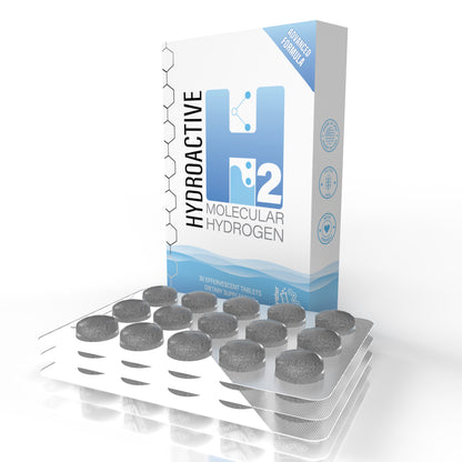 Hydroactive™ H2 Molecular Hydrogen Tablets - 30 Tablets, Blister Pack