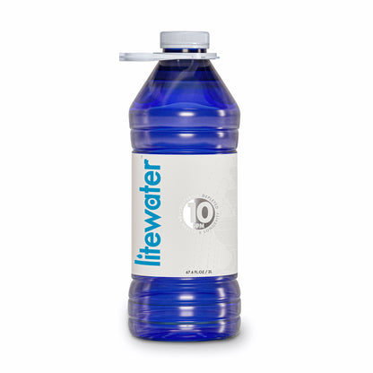 Litewater™ 10 ppm Deuterium Depleted Water - 2 L / 67.6 fl. oz., PET Plastic Bottles (Case of 4)