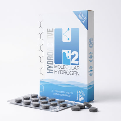 Hydroactive™ H2 Molecular Hydrogen Tablets - 30 Tablets, Blister Pack